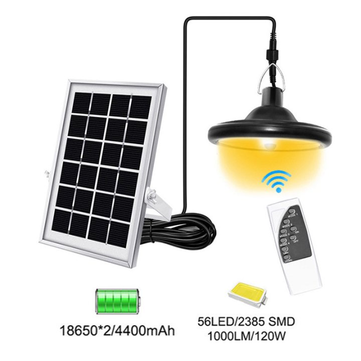 solar-led-light-outdoor-indoor-hanging-shed-lights-pir-motion-sensor-waterproof-stepless-dimming-garden-split-street-lamp