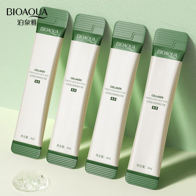 ซอง* สลีปปิ้งมาส์ก มาส์กหน้าขาวใส BIOAQUA แบบซอง *สูตรคอลลาเจน* 1ซอง ผิวเนียนนุ่ม หน้าขาว เนียนใส ลด สิว รอยดำ 4ml. NO-00031