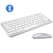 Keycap Câm Siêu Mỏng Bàn Phím Bluetooth Combo Chuột Chuột Cho Mac Ipad Ios