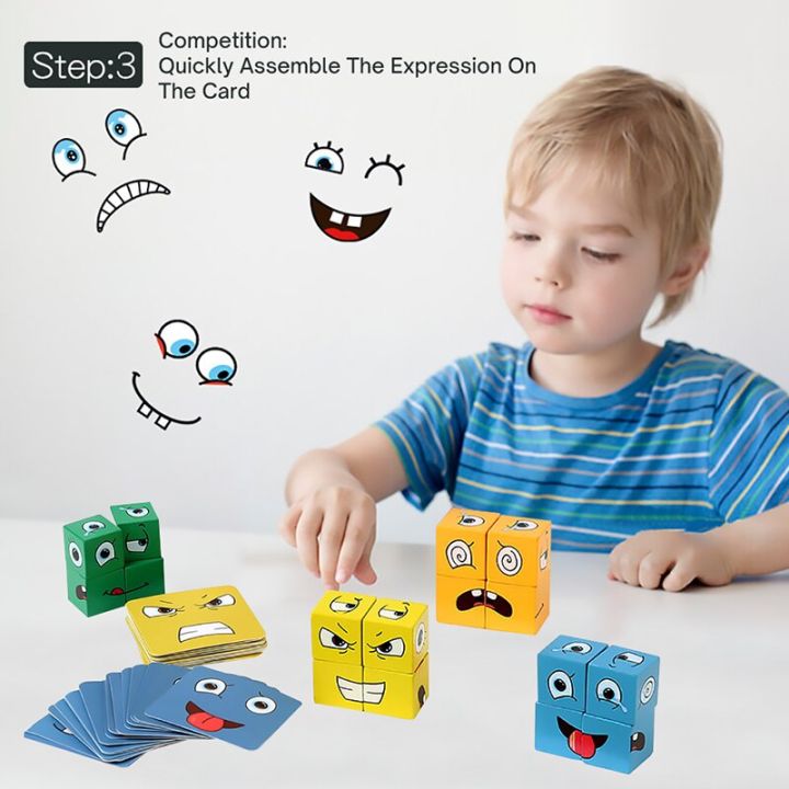 cartoon-figure-building-block-3d-cube-face-change-board-game-wood-puzzle-models-children-speed-of-reaction-manual-learning-toys