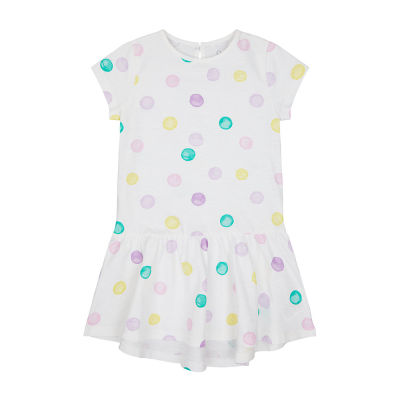 ชุดเดรสเด็กผู้หญิง Mothercare spot jersey dress YB713