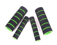 【JH】 Grips 4pcs/set  2 Grip Cover   Levers Sponge Foam Motorcycle