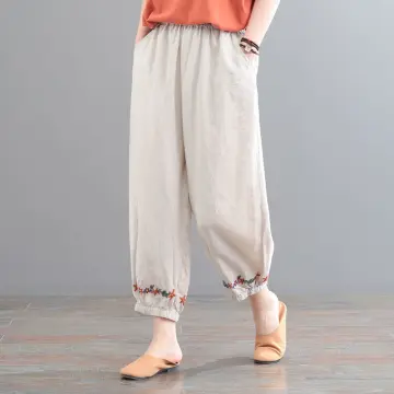 High-Waist Women's Trousers, Women's Fashion Harem Pants, Ankle-Length  Trousers - China Women's Trousers and Casual Pants price