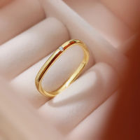แหวนสี่เหลี่ยมขนาดเล็ก,แหวนเหล็กไทเทเนียมไม่ซีดจาง,แหวนบางและไม่ซีดจาง