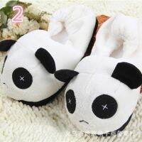 Autumn Winter Cartoon Panda Slippers Funny Plush Homewear