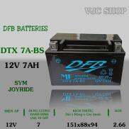 Bình ắc quy xe SYM Joyride hãng DFB dung lượng 12V 7AH