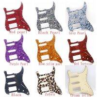 WK-SSH 3 Ply 11 Hole Electric Guitar Pickguard With Screw Guitar Scratch Plate PVC for ST Guitar 13 Colors