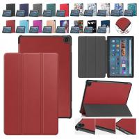 สำหรับ Amazon Fire สูงสุด11 2023 (11นิ้ว) รุ่น13th เคสหนังบางเฉียบกันกระแทกพร้อมฝาพับแท็บเล็ต