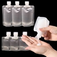 【hot】 10Pcs 10/30/50/100ml Dispenser Reusable Leakproof Refillable Pouches Shampoo Storage Squeeze !