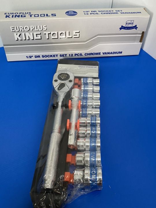 ชุดบล็อก4หุน Euro Kingtools 12ชิ้น