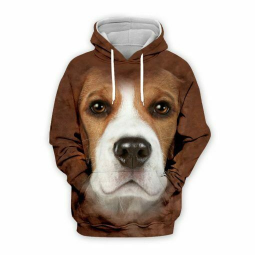 Dabbing Beagle Funny Mens Black Hoodie Sweatshirt Sportswear Jackets With Hoodies