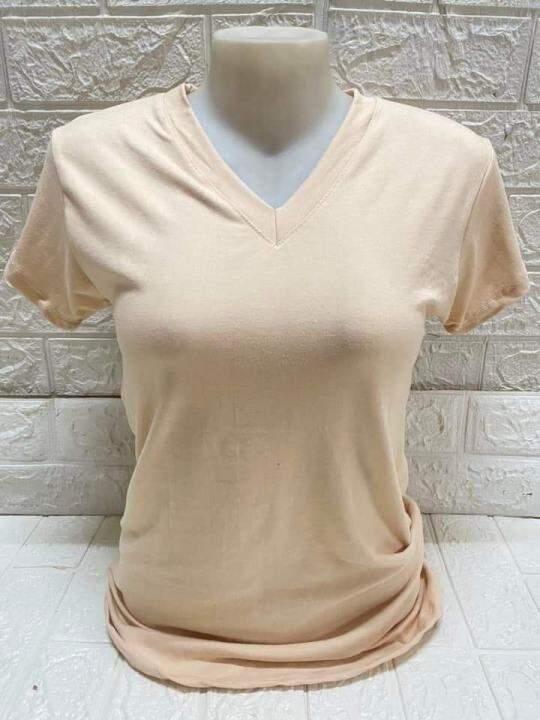 PLAIN V-NECK TEES | Lazada PH