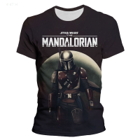 2023 NEW Disney Mandalorian 3d Printed Short Sleeved T-shirt, Oversized, Suitable for Both Men And Women fashion t-shirt