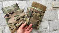 Outdoor 1 Pair Of JPC AVS XPC Side Plate Pouch Set 6 * 6 "Vest Elastic Side Panel Bag   tactics