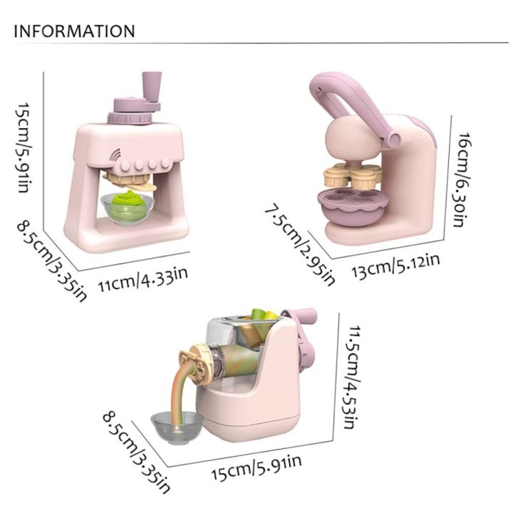 เครื่องทำไอศครีมในครัวจำลองขนาดเล็กของเล่นทำอาหารของเล่นห้องครัวเล่นแบบเด็กๆ