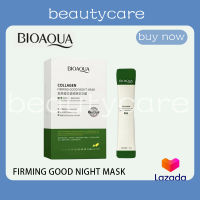 สลีปปิ้งมาส์ก มาส์กหน้าขาวใส BIOAQUA *แบบกล่อง* บรรจุ 20 ซอง *สูตรคอลลาเจน* ผิวเนียนนุ่ม กระชับ หน้า ขาว เนียนใส  N252