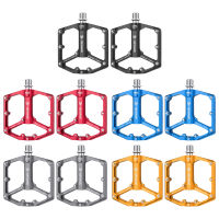 1Pair Wide Flat Mountain Road Cycling Pedal 3 Sealed Bearings Aluminum Alloy Bike Pedal Waterproof Antiskid Bicycle Platform