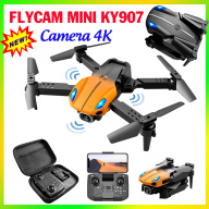 top Máy Bay Flycam mini giá rẻ Camera 4K truyền ảnh trực tiếp về điện thoại - Máy bay điều khiển tử xa 4 cánh KY907 E525. thumbnail