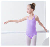 Sleeveless Gymnast Leotard Ballet Dance Bodysuit Girl &amp; Kid Practice Dancewear Child Ballet Clothes 5 Colors Free Shipping C0052