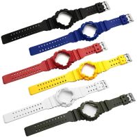 ● Silicone Rubber Watchband Case For Casio G-SHOCK GA-110/100 /120 GD-100/110 Strap 16mm Men Sport Waterproof Bracelet Send tools