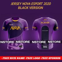 xzx 180305   Kaos T-shirt E-sports Game NOVA 2023 Black