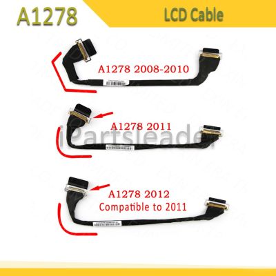 New A1278 Lvds LCD Video Flex Cable for Macbook Pro 13" Unibody A1278 MC700 MC724 MD313 MD314 MD101 MD102 2011 2012 Year Wires  Leads Adapters
