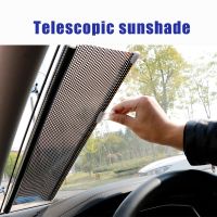 Front Auto Rolling Blinds Sunshades Heat Insulation Blinds Car CurtainsRetractable Sunshades for Side Windshield Vehicles