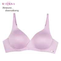 WIENNA BRA Collection New Modern Wi-Free DB35404 ชุดชั้นในเวียนนา เสื้อชั้นในไร้โครง (C,D 32-36) สีเนื้อ แดง ชมพูอ่อน ชมพูกลีบบัว Carnation Rose