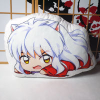 Anime Inuyasha Plush Doll Pillow Sesshoumaru Kagome Kikyou Model Toy Stuffed Double sided cosplay Pillow Case Cusion Gift 48cm