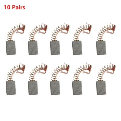 20pcs Carbon Brush 5x8x12mm For Black Decker Angle Grinder G720 PF600-B3 Type1 Electric Motor Power Tool Spare Part Replacement Rotary Tool Parts Acce