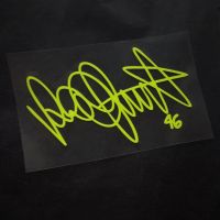 Rossi Signature Motorcycle Stickers Waterproof Reflective Decal Decals  Emblems