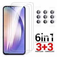 6in1 Tempered Glass A54 5G A34 A14 A04 A04S A 54 34 14 04 S 04S Protector Cover Film 【hot】