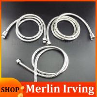 Merlin Irving Shop Flexible water Shower Hose Tube 1.2m/1.5/2m for home Bathroom Shower Water Hose Extension Plumbing Pipe Pulling Stainless Steel