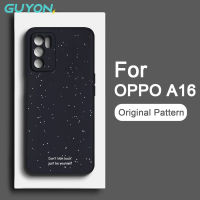 Guyon ซิลิโคนเหลว A54S A16E A16S A16 OPPO เคสนิ่มลายดีไซน์ใหม่ดั้งเดิม