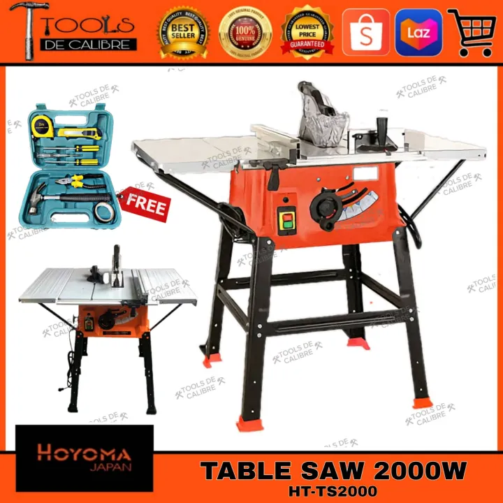 HOYOMA HTTS2000 Table Saw with FREE TOOL SET Lazada PH