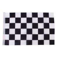 60 Pcs. Fluted Formula 1 F1 Racing Banner Hand Waving Flags (Black + White)