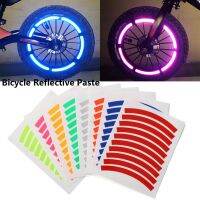 2023 NEW 10 Pcs Childrens Balance Bike Reflective Sticker Waterproof Wheel Decals Tire Applique Tape Safety Stickers Bicycle Accessories