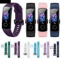 NYBHIA สีสัน กีฬา สร้อยข้อมือ สายนาฬิกา ซิลิโคน For Honor Band 5 4 สายสำรอง