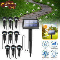 Fast Delivery Solar Spot Lights 20LM 10 LEDs Outdoor IP65 Waterproof Solar Landscape Spotlights For Walkway Yard Pathway Garden