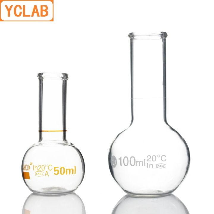 good-quality-bkd8umn-ขวดแก้วแบบใช้สองขวดขวดปริมาตรขนาด100มล-พร้อมเครื่องหมายรับปริญญาอุปกรณ์ทางห้องปฏิบัติการทางเคมี