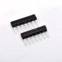 20PCS 7Pin Resistor Network Array 1K ohm A102J 1KR 7 PINS DIP Exclusion Network Resistor array A07-102J WATTY Electronics