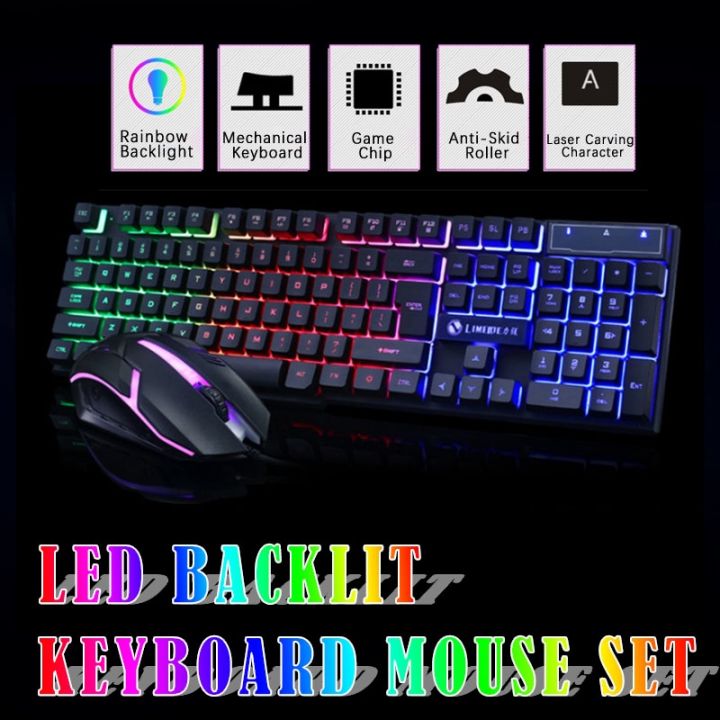 wired-glow-gaming-competitive-keyboard-and-mouse-combo-set-usb-keyboard-104-keys-rainbow-backlight-lightweight-for-pc-equipment