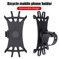 Universal Bicycle Mobile Phone Holder Rotating Silicone Bicycle Phone Holder Motorcycle Handlebar Holder For iPhone Xiaomi