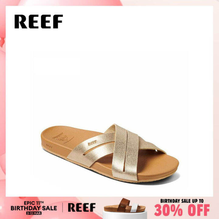 Reef Women Cushion Spring Bloom Slide Champagne Slide Lazada