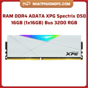 Bộ nhớ trong RAM D4 ADATA XPG Spectrix D50 16GBBus 3200 RGB - New box