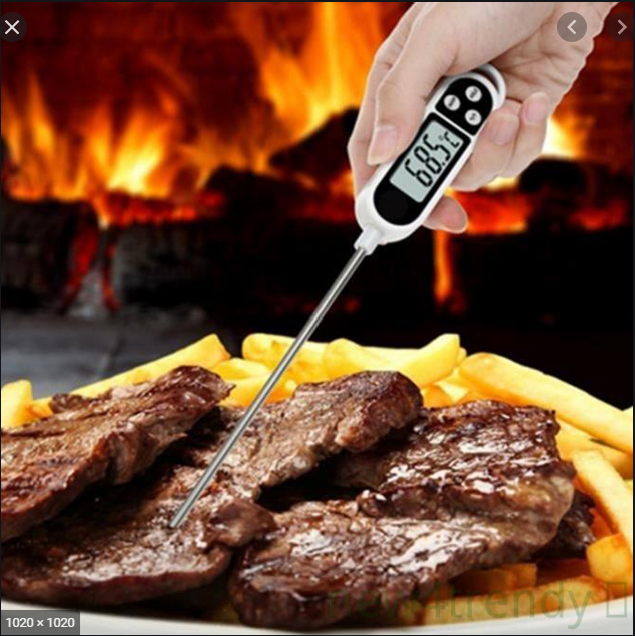 Electronic Food/Meat Thermometer Probe Kitchen Tool BBQ Cooking Milk Oil Digital 