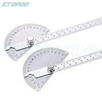 [COD] ruler hand with simple protractor 180 degree steel angle double arm 250MM