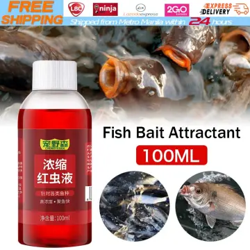 Red Worm Liquid Bait 100ml Bait Fish Additive Concentrated Fishing