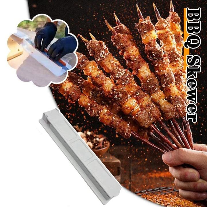 single-row-kebab-maker-kebab-press-maker-reusable-bbq-skewer-maker-kebab-white