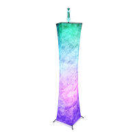 Living Room With Remote Control Bedroom Timing RGB Color Changing Fabric Shade LED Floor Lamp Romantic Office Modern 2.4G Party